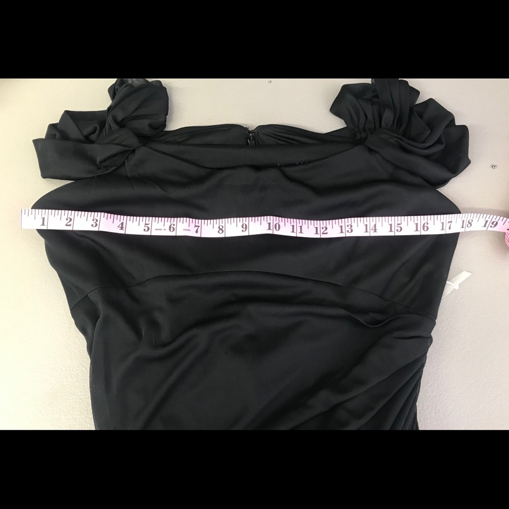 Alex Evenings Cold Shoulder Ruffle Gown - Picture 8 of 11